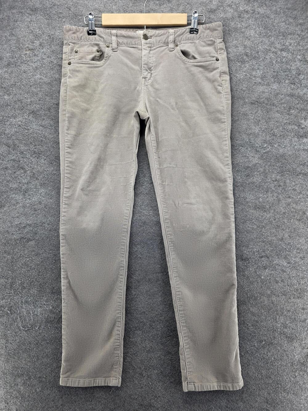 Vineyard Vines Pants Womens 8 Beige Chino Corduroy Slim Flat Front Pockets 29 In